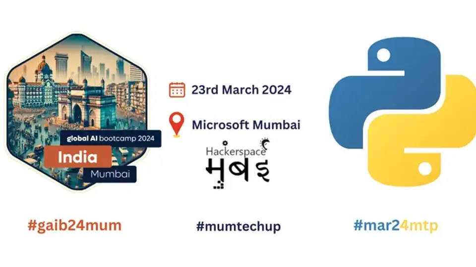 Global AI Bootcamp 2024 - Mumbai | Mar'24 MTP Python
