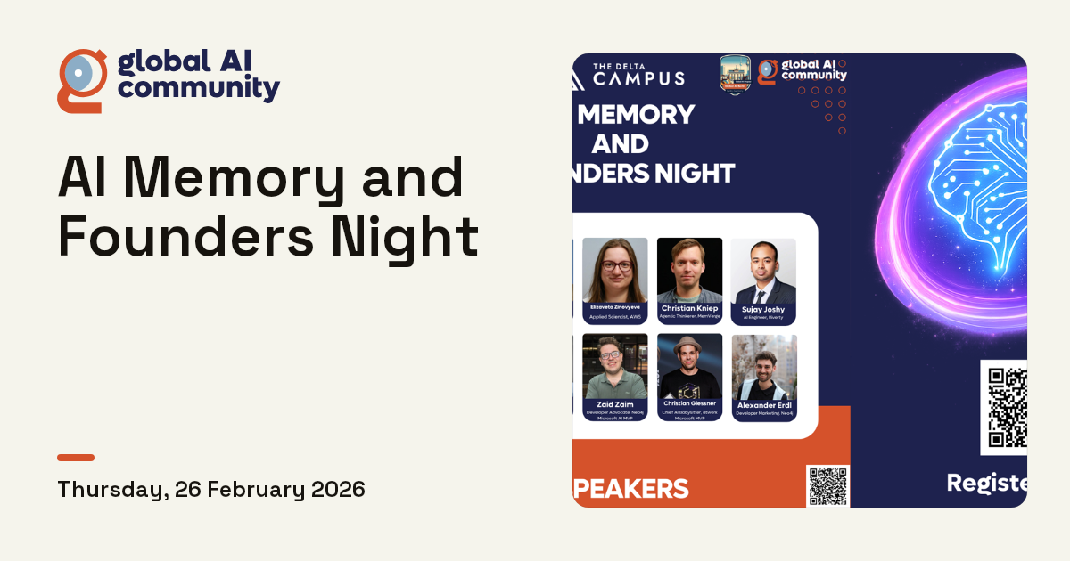 AI Memory and Founders Night - Global AI Community