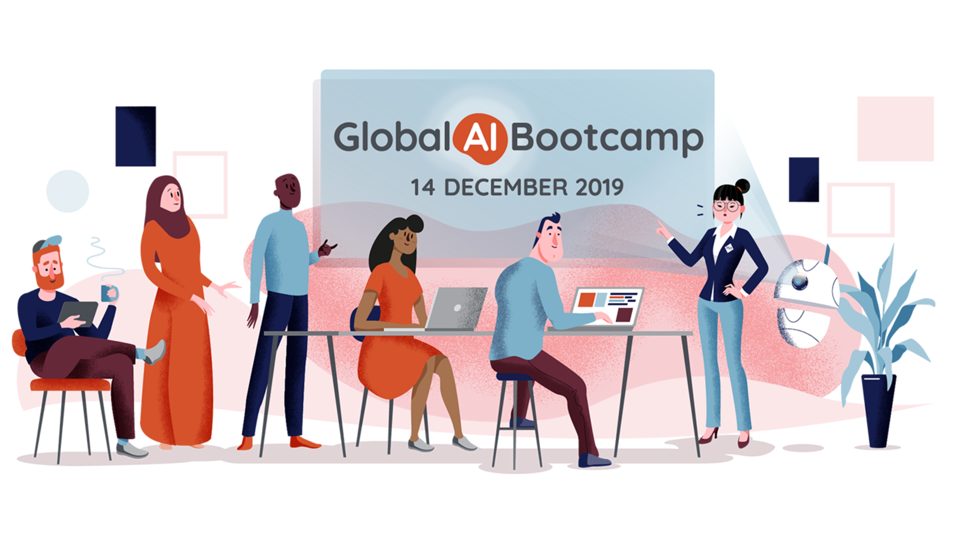 Global AI Bootcamp 2019 banner