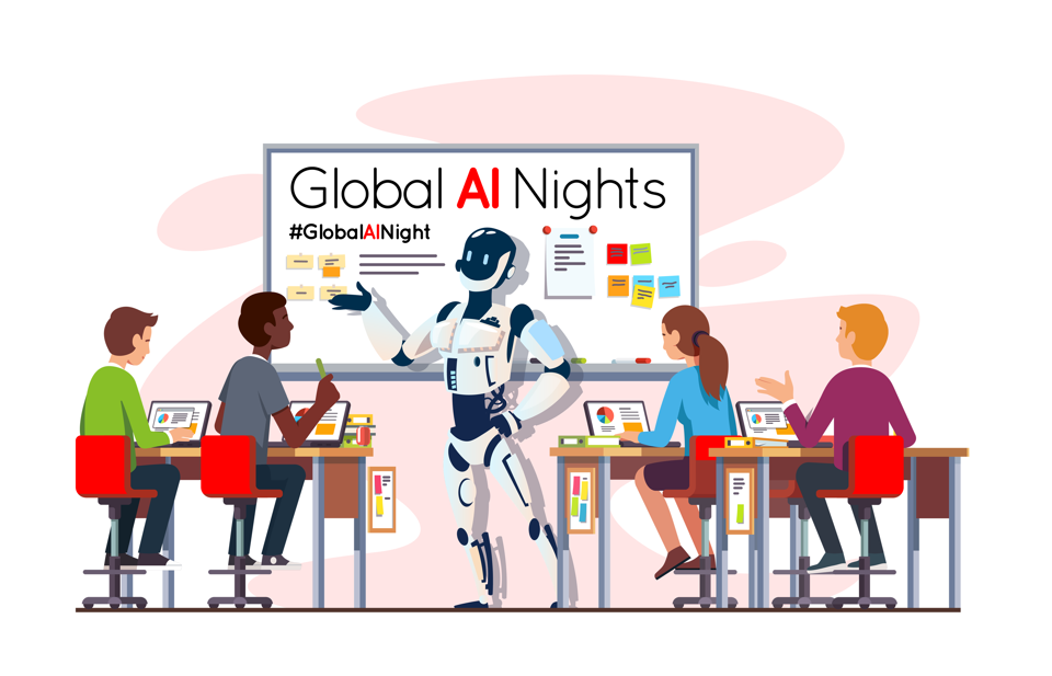 Global AI Night April 2019 banner