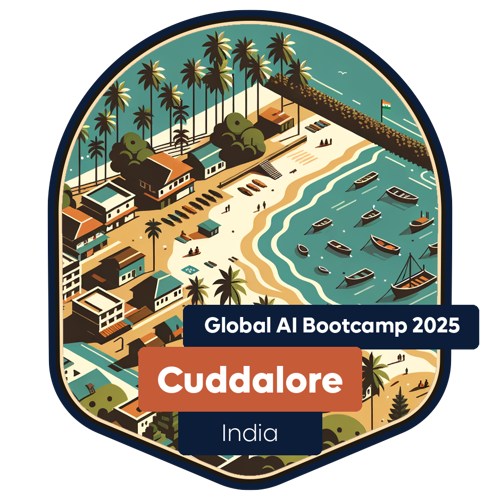 Badge Global AI Bootcamp 2025 - India - Cuddalore - Attendee