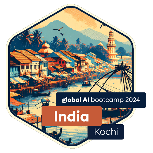Badge Global AI Bootcamp 2024 - India - Kochi - Attendee