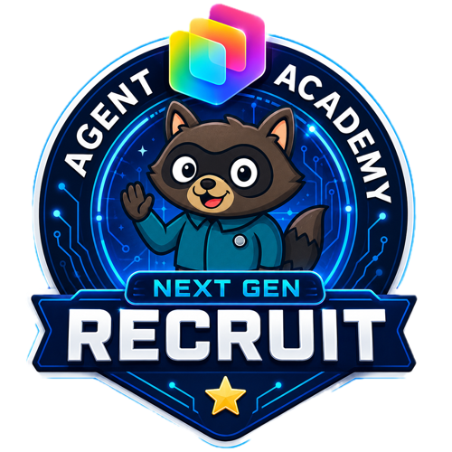 Badge Copilot Studio Agent Academy - Recruit NextGen