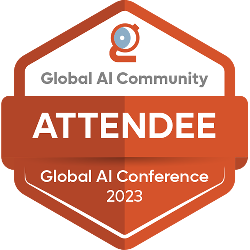 Badge Global AI Conference 23 - Attendee