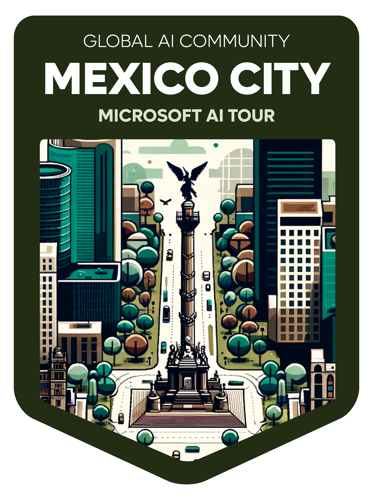 Badge Microsoft AI Tour - Mexico City