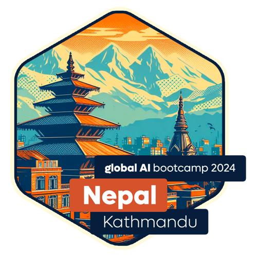 Badge Global AI Bootcamp 2024 - Nepal - Kathmandu - Attendee