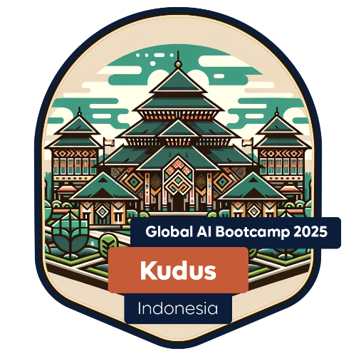 Badge Global AI Bootcamp 2025 - Indonesia - Kudus - Attendee