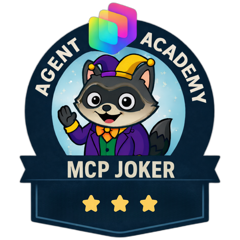 MCP Joker - Copilot Studio Agent Academy badge