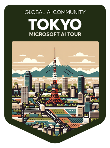Badge Microsoft AI Tour - Tokyo 2025