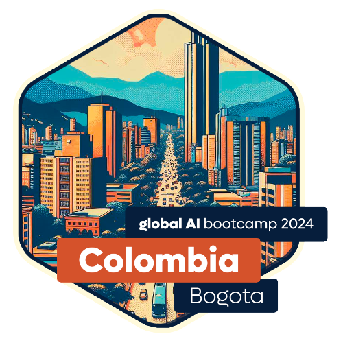 Badge Global AI Bootcamp 2024 - Colombia - Bogota - Attendee