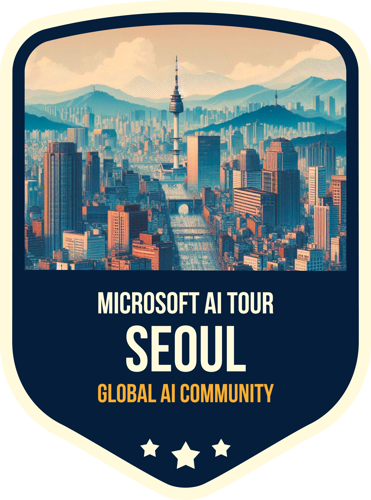 Badge Microsoft AI Tour - Seoul