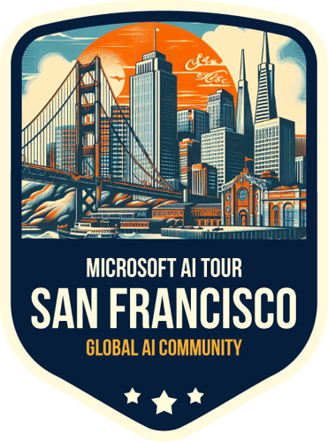 Badge Microsoft AI Tour - San Francisco