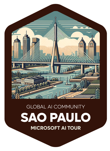 Badge Microsoft AI Tour - Sao Paulo