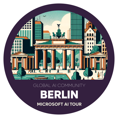 Badge Microsoft AI Tour - Berlin (October 2024)