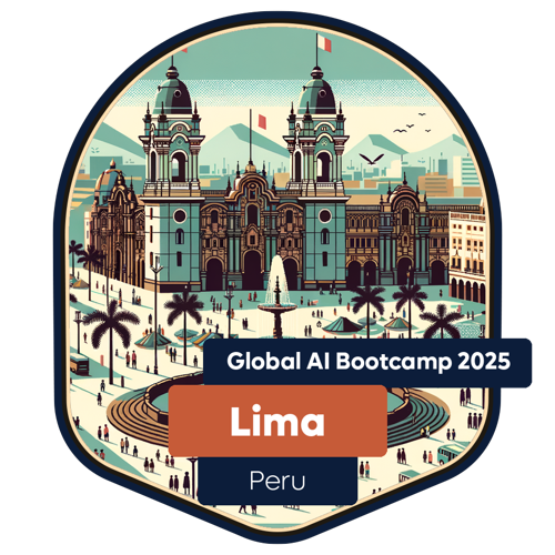 Badge Global AI Bootcamp 2025 - Peru - Lima - My Bots - Attendee
