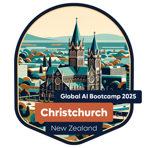 Badge Global AI Bootcamp 2025 - New Zealand - Christchurch - Attendee