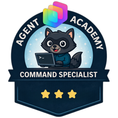 Command Specialist - Copilot Studio Agent Academy badge