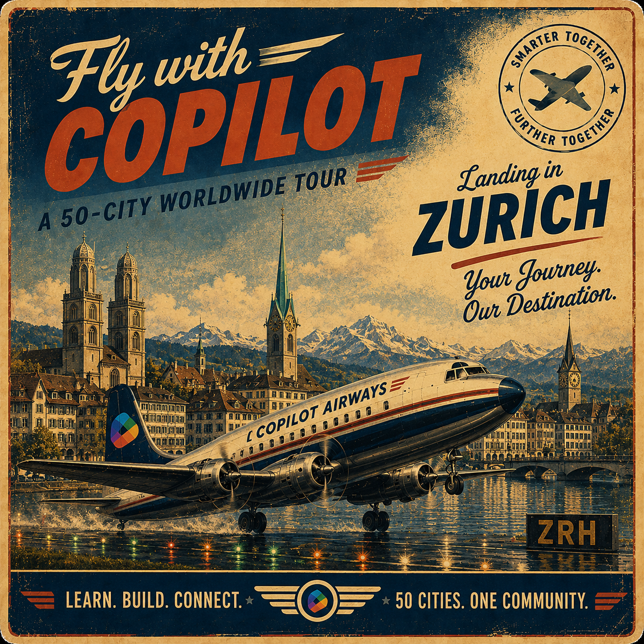Fly with Copilot: Zurich
