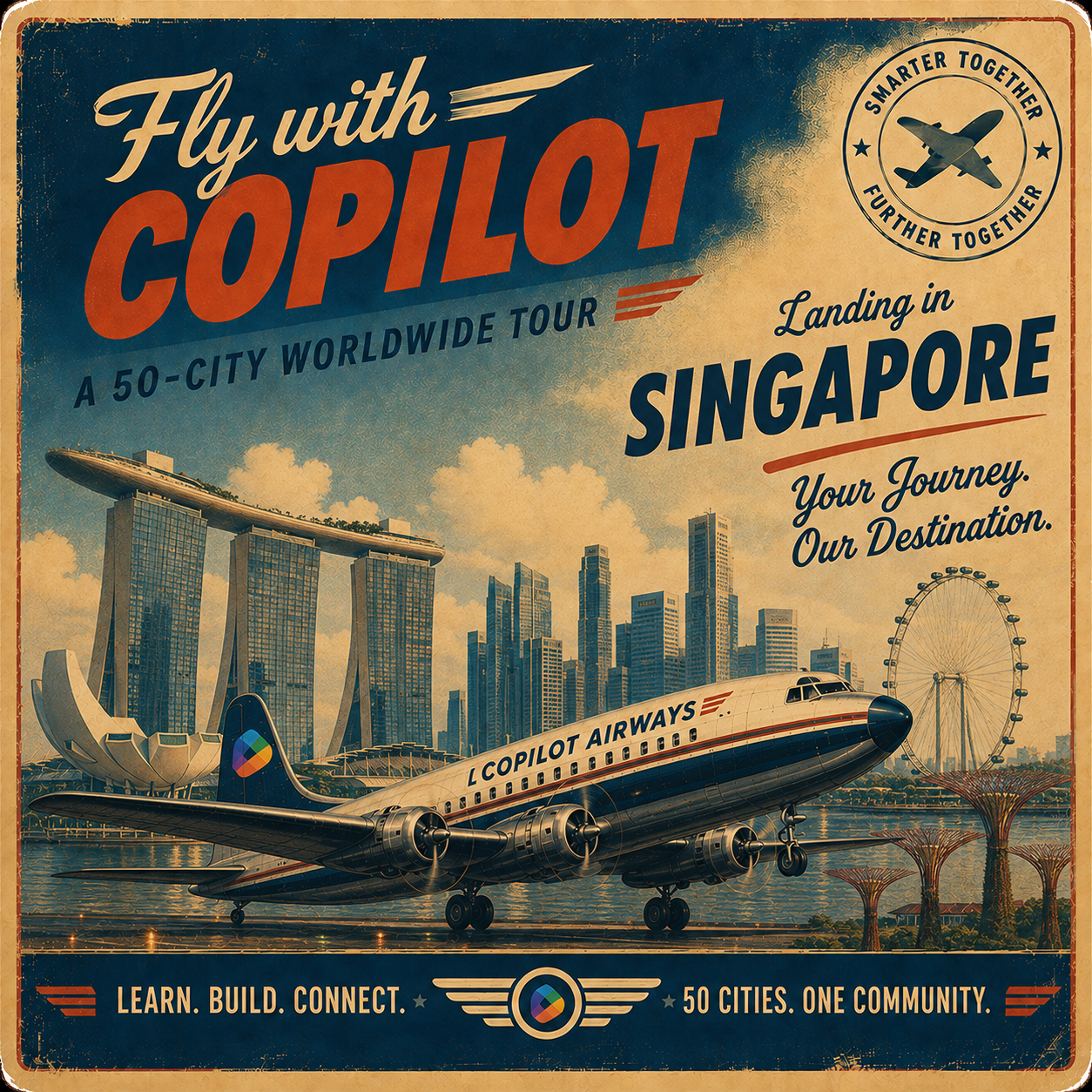 Fly with Copilot: Singapore