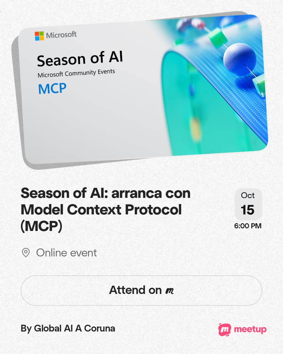 Season of AI: arranca con Model Context Protocol (MCP)