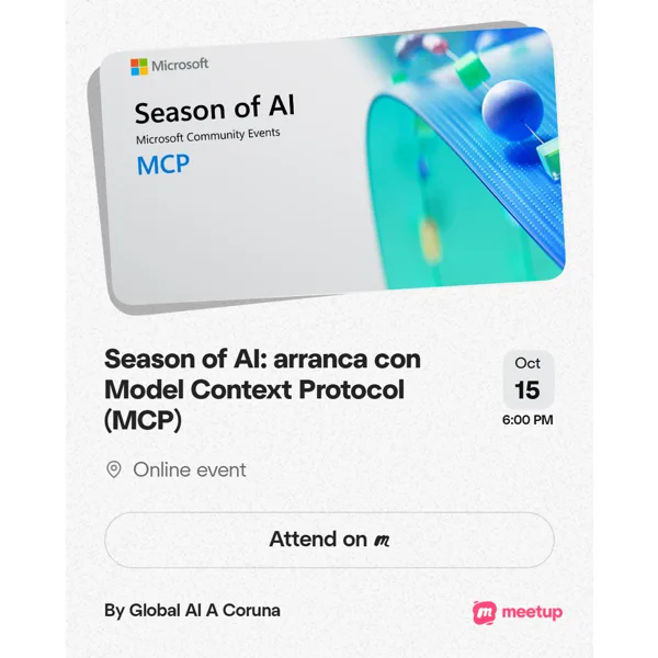 Season of AI: arranca con Model Context Protocol (MCP)