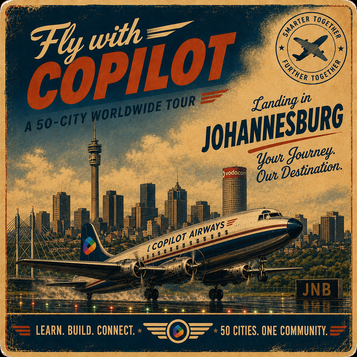 Fly with Copilot: Johannesburg