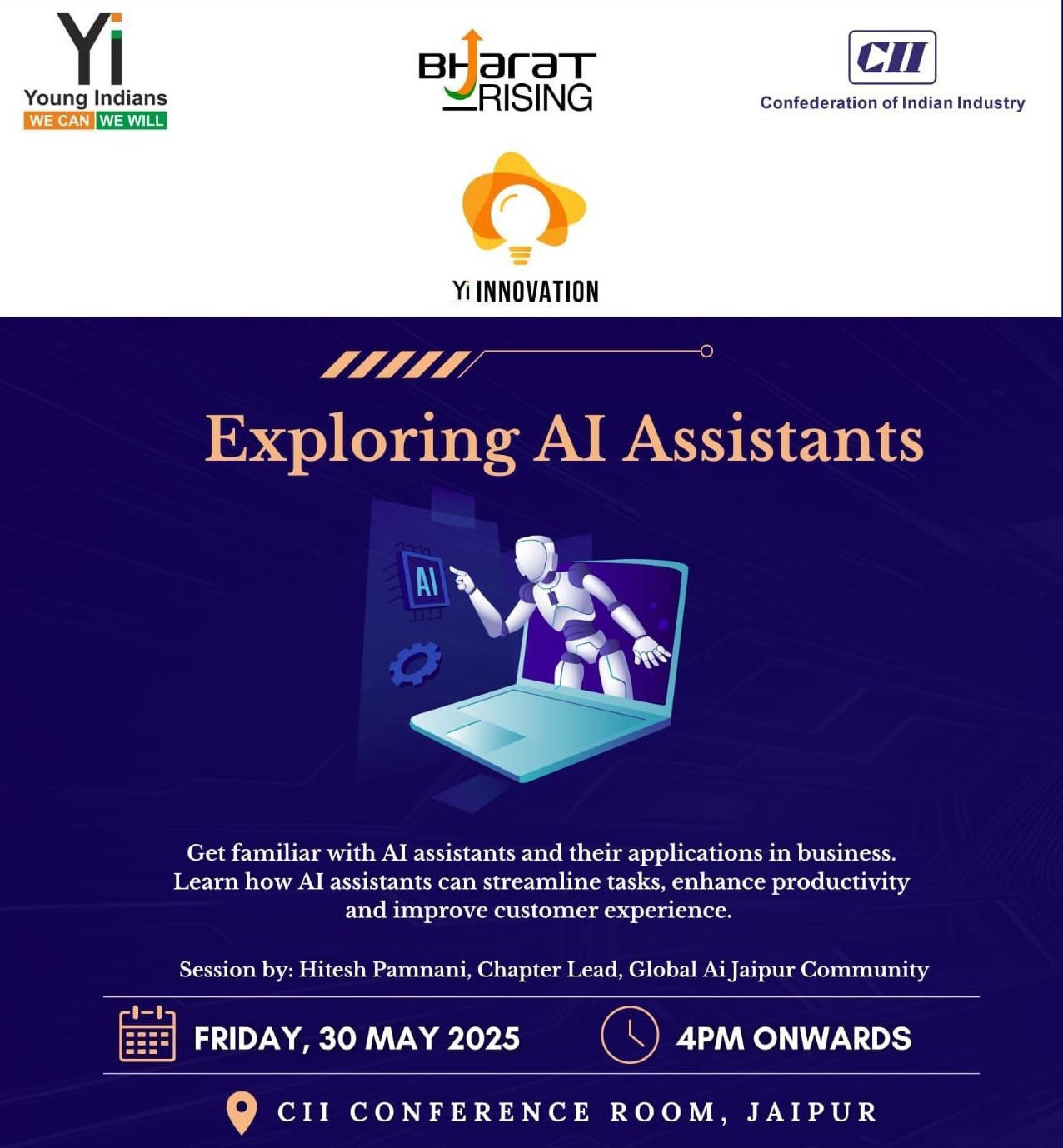Exploring AI Assistants - CII Jaipur