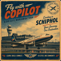 Fly with Copilot: Schiphol