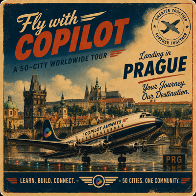 Fly with Copilot: Prague