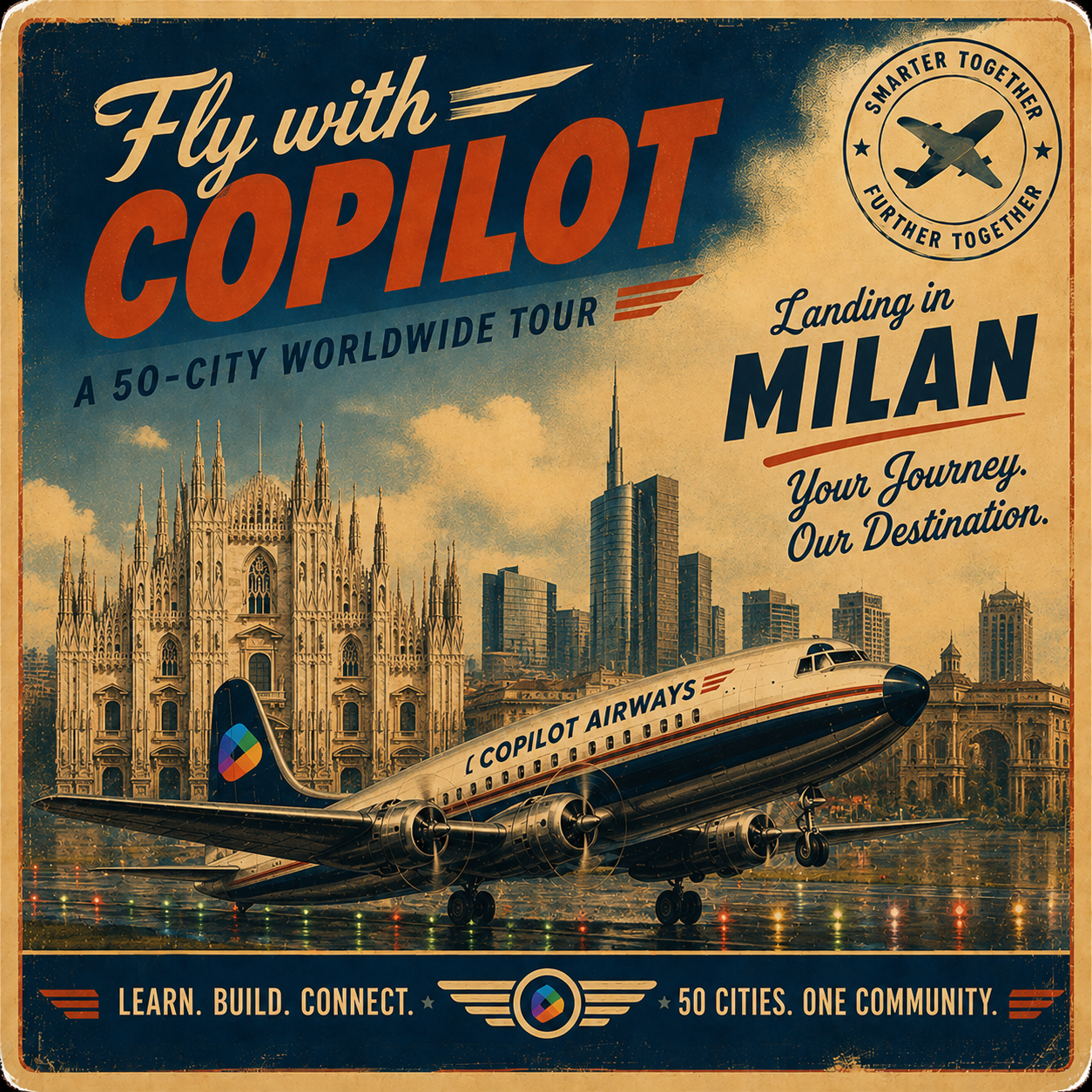 Fly with Copilot: Milan