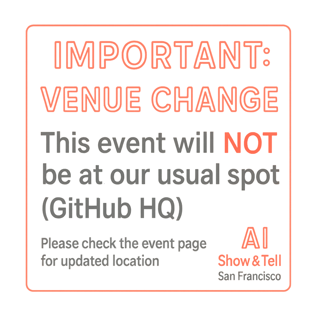 AI Show and Tell Sep 2nd