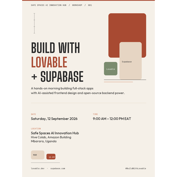 Build with Lovable + Supabase