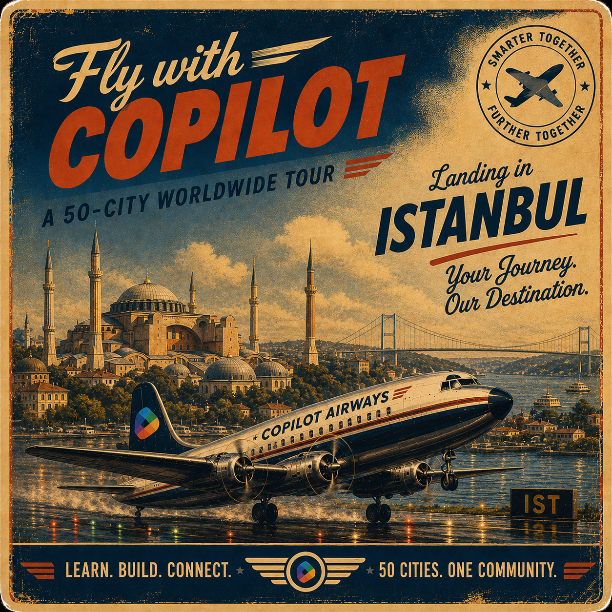 Fly with Copilot: Istanbul
