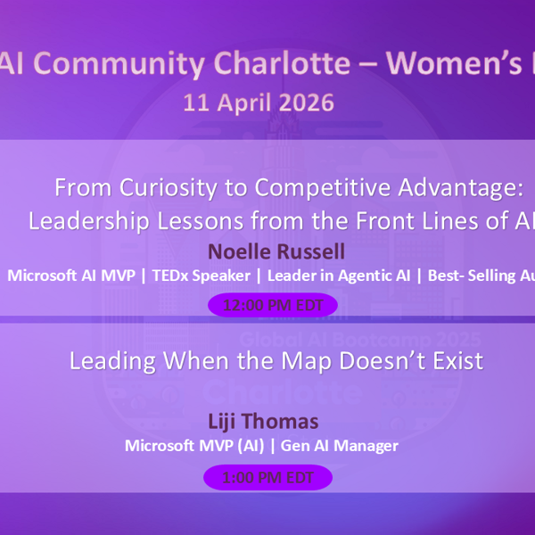 Global AI Community Charlotte : Celebrating Women in AI – Women’s Day 2026