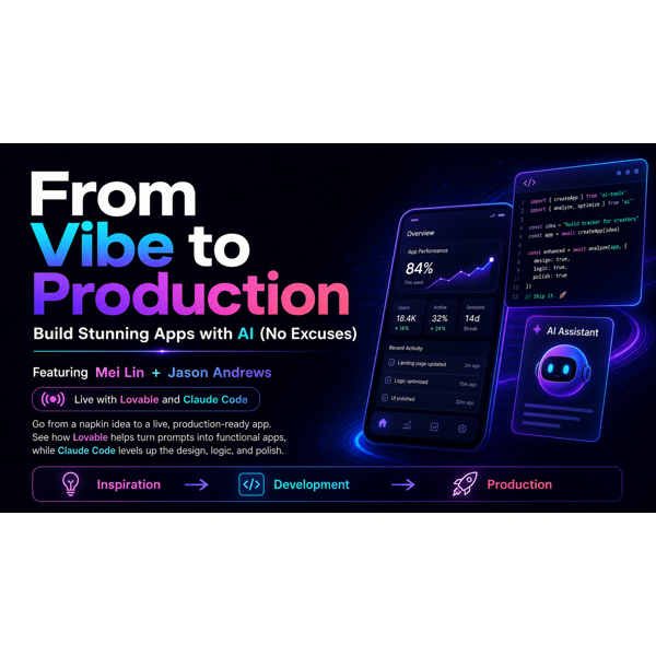 From Vibe to Production — Build Stunning Apps with AI (No Excuses)