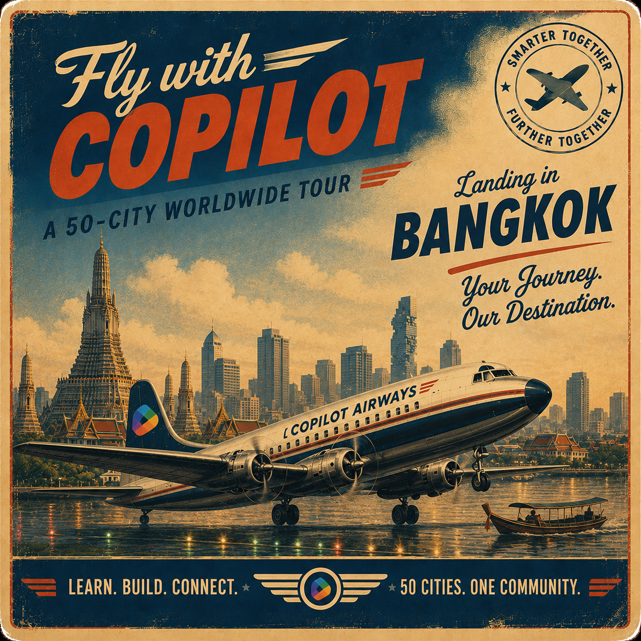 Fly with Copilot: Bangkok