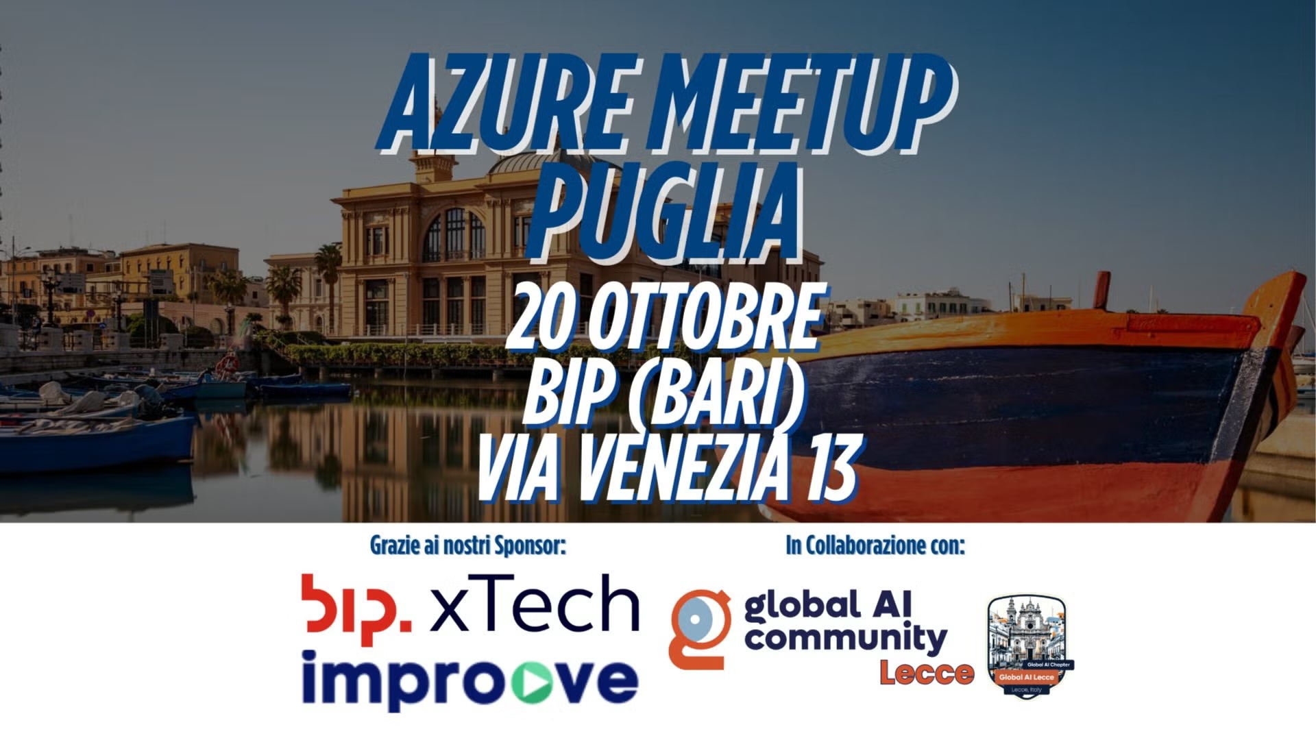 AZURE MEETUP PUGLIA 20 0TTOBRE BARI