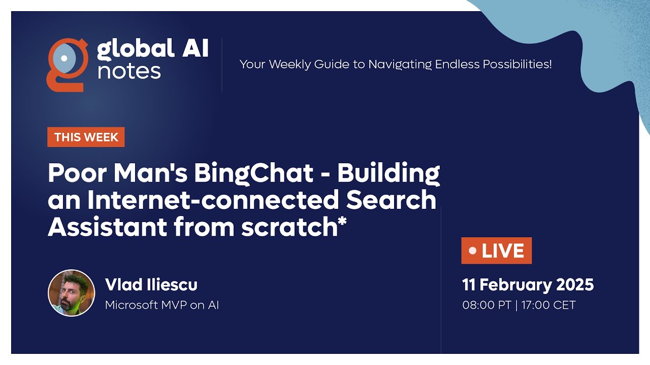 Episode 404 - Poor Man's BingChat - Building a Search Assistant from scratch with Vlad Iliescu