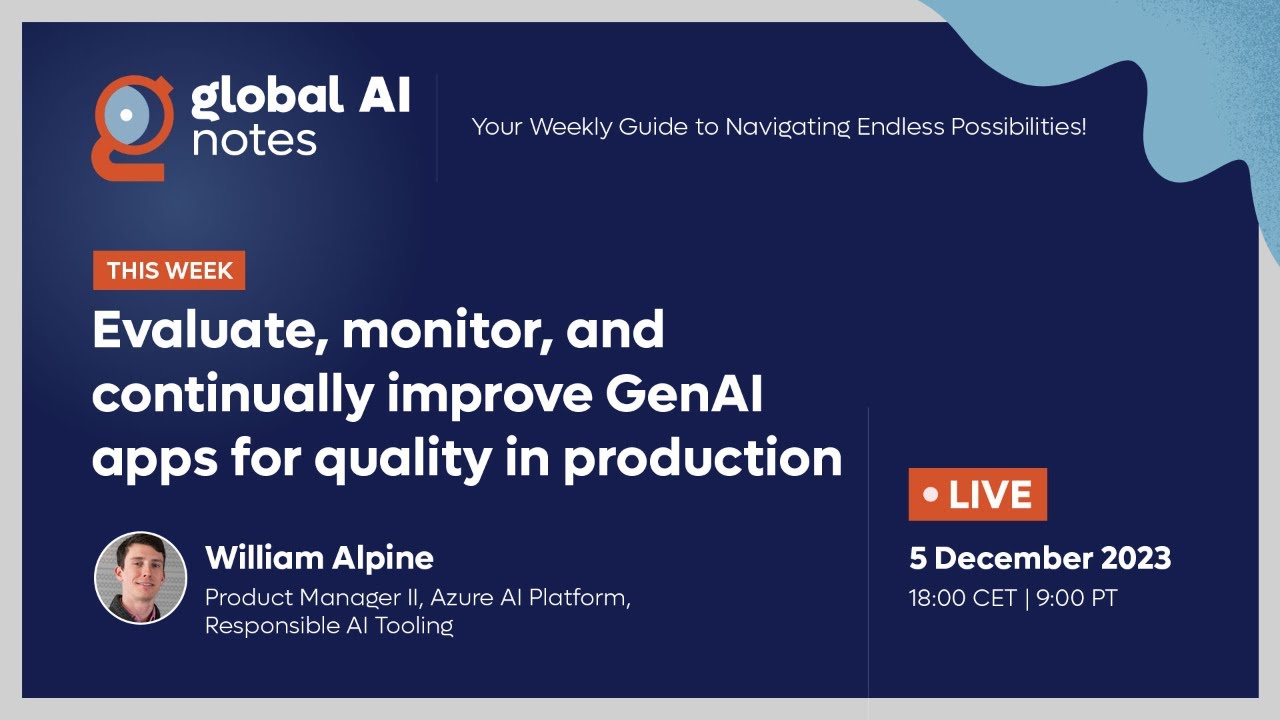 Evaluate, monitor, and continually improve GenAI apps for quality in production using Azure AI