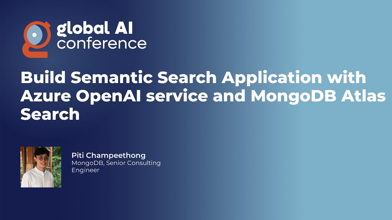 Build Semantic Search Application with Azure OpenAI service and MongoDB Atlas Search