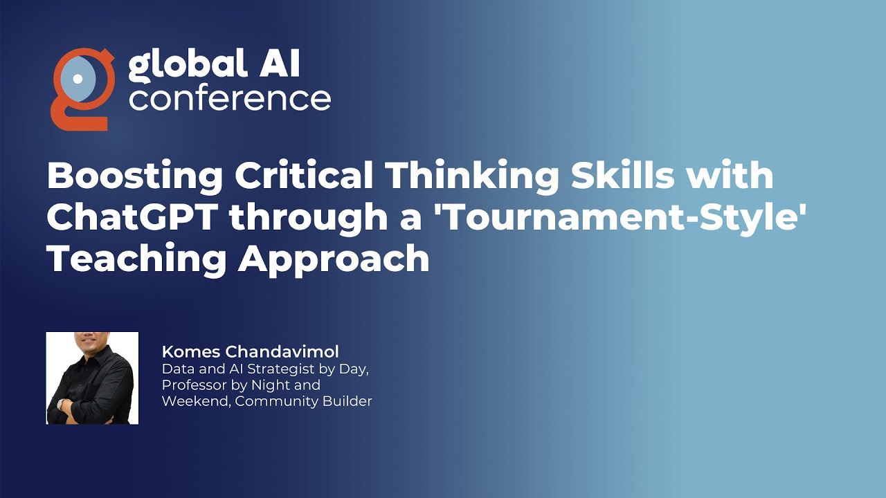 Boosting Critical Thinking Skills with ChatGPT through a 'Tournament Style' Teaching Approach -Komes