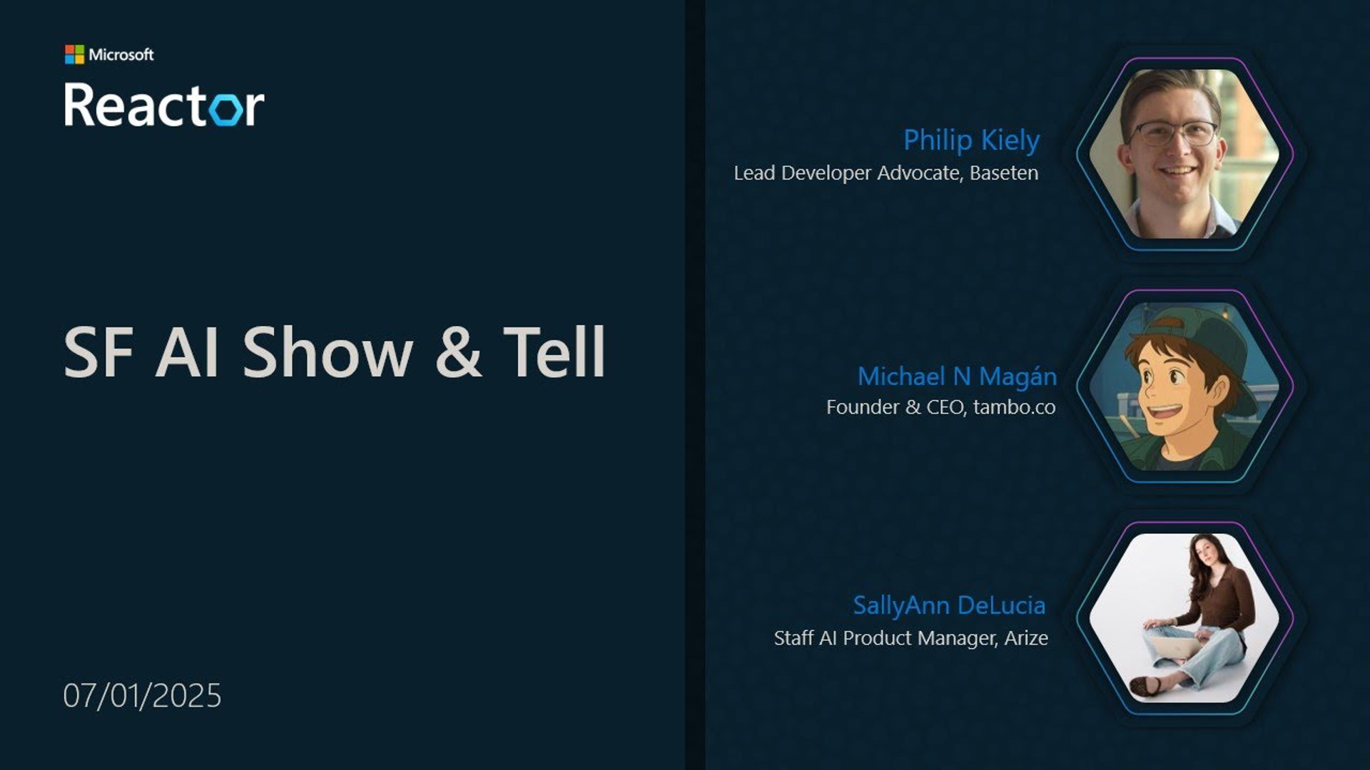 SF AI Show and Tell: July 2025