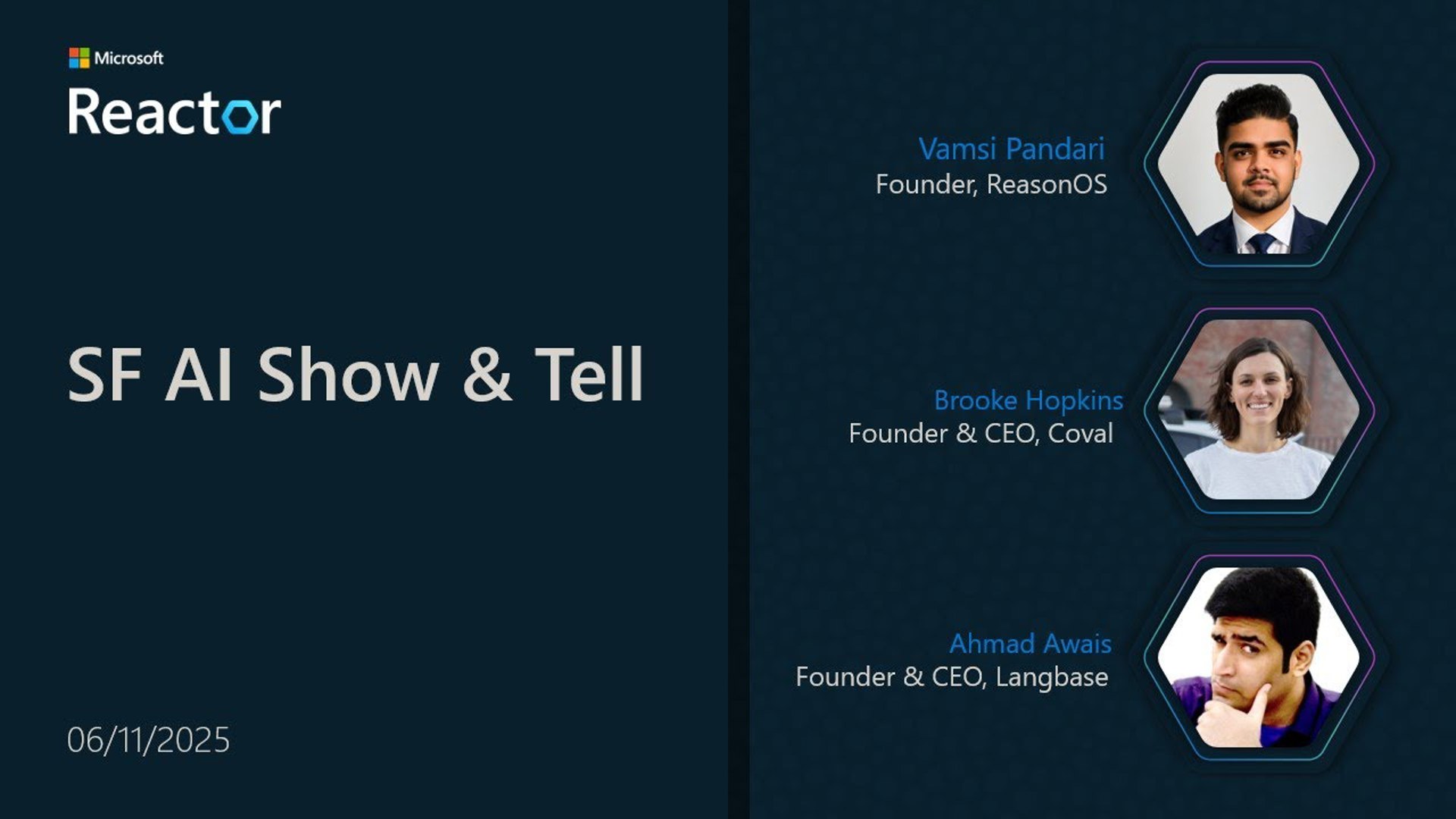 SF AI Show and Tell, June 2025