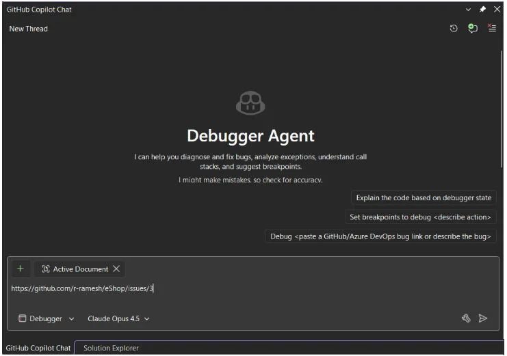 Stop Hunting Bugs: Meet the New Visual Studio Debugger Agent Workflow