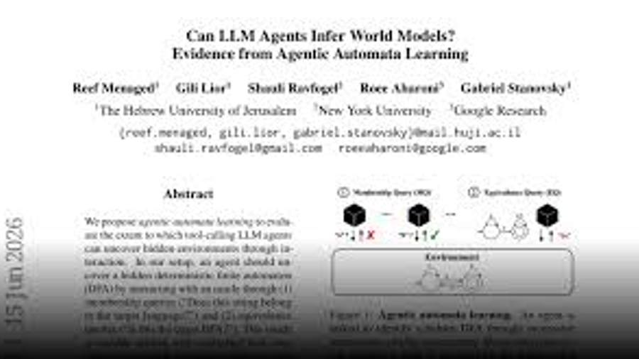 Can LLM Agents Infer World Models? Evidence from Agentic Automata Learning