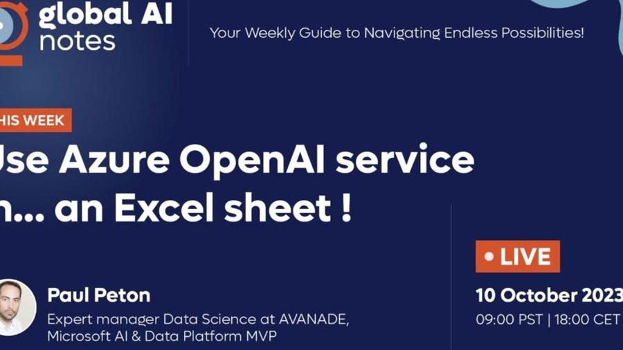 Use Azure OpenAI service in... an Excel sheet! - Global AI Notes
