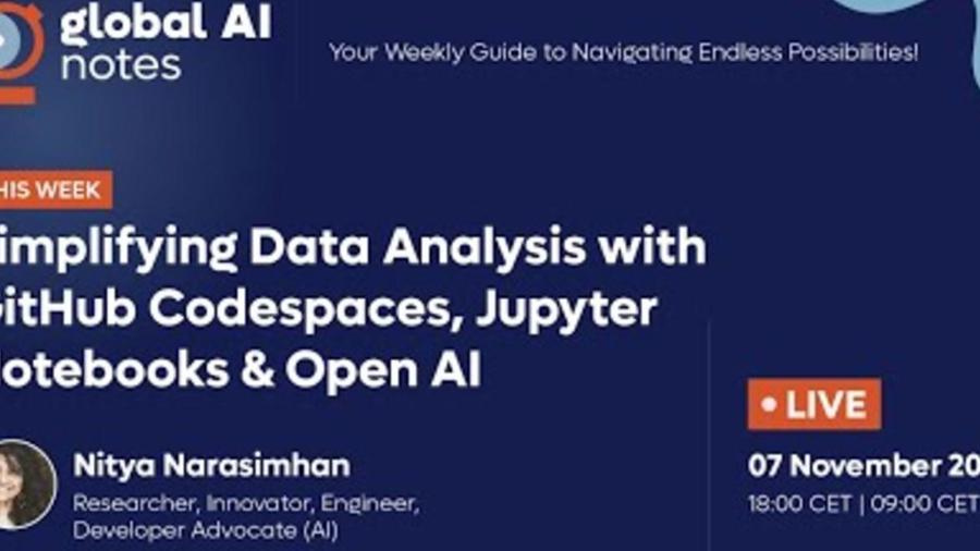 Simplifying Data Analysis with GitHub Codespaces, Jupyter Notebooks & Open AI - Global AI Notes