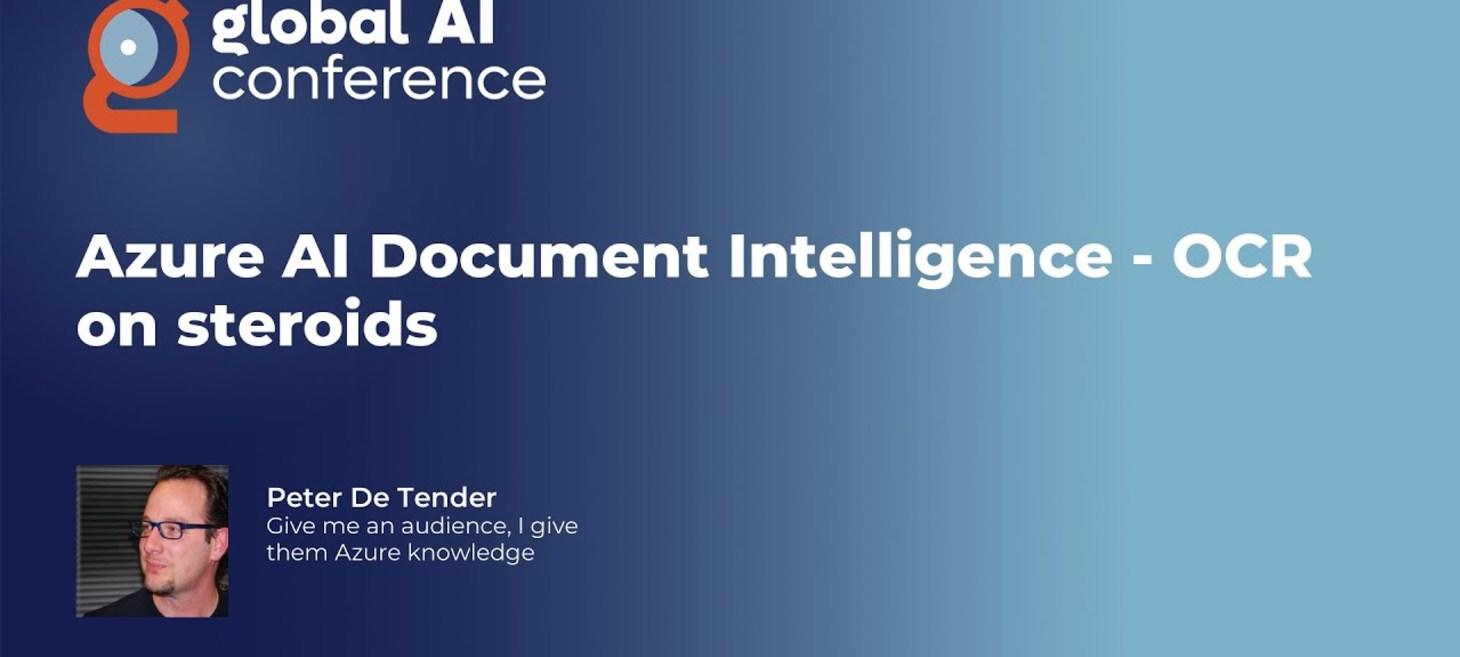 Azure AI Document Intelligence - OCR on steroids