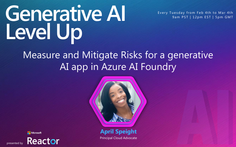 Measure and Mitigate Risks for a generative AI app in Azure AI Foundry