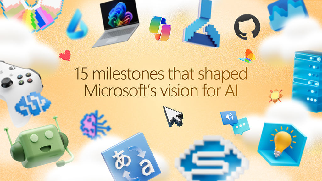 15 milestones that shaped Microsoft's vision for AI
